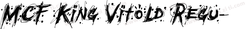 MCF King Vitold Regu字体转换